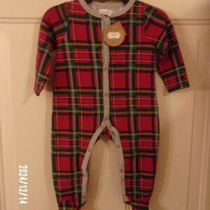NWT Mud Pie Infant Christmas One Piece with Footies Size 3-6 M
